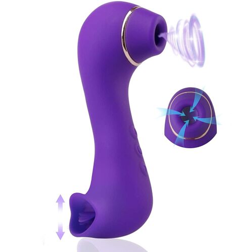 Vibromasseur Femme Jeux Pour Adulte Sextoys Couple Sexetoys Pour Femme Vibromasseur Double Tête Pour Femme Jouet Sexuel Pour Lécher La Langue Et Sucer Le Mamelon Stimulation Du Clitoris Masturbateur