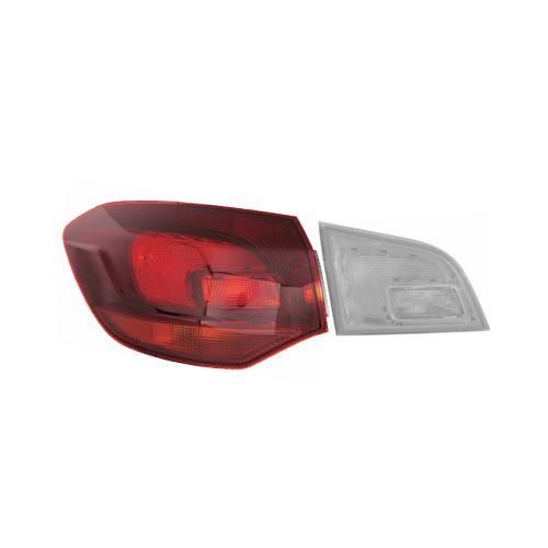 Verre Exterieur Feu Arriere Gauche Break Fume Pour Opel Astra