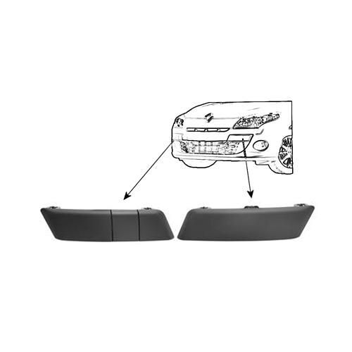 Profile Pare-Choc Avant Jeux Moulures Pour Renault Megane