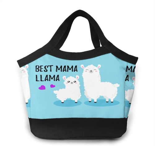 Aztèque Abstrait Géométrique Art Portable Lunch Bag Tote Bags -Best Mama Llama