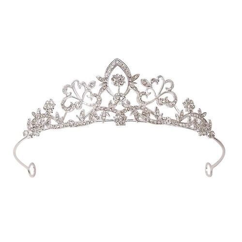 Couronne nuptiale Tiare Dix-huitième cérémonie de passage à l¿âge adulte Coiffe de strass