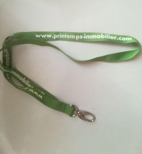 Tour De Cou Porte Clés, Badge, Cle Usb ... Printemps-Immobilier.Com