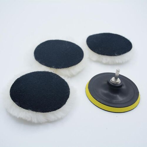 Tampons de polissage, polisseurs de voiture et ensembles tampons Tampons de polissage pour forets de peinture à la cire professionnelle Nettoyage Polissage composé éponge Tampons de voiture