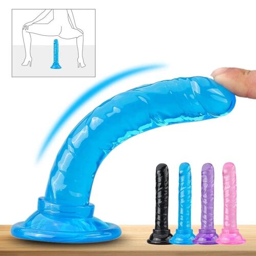 Jouet Anal, Petit Godemiché, Ventouse, Grande Tête, En Silicone Souple, Pénis, Sensation Réelle, Pénis, 18 Plus, Jouets Sexuels Adultes Pour Femmes Et Hommes