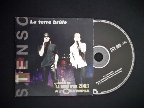 Stenso : La Terre Brule - Cd 2t Rare "Lauréat De La Rose D'or 2003 À L'olympia