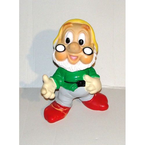 figurine pouet blanche neige prof 25 cm logo elephant disney