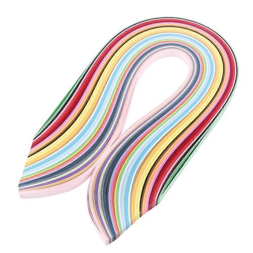 Multi Couleur 720 Pcs Quilling Papier Art Bandes En 36 Couleurs 540mm Longueur 3mm Largeur