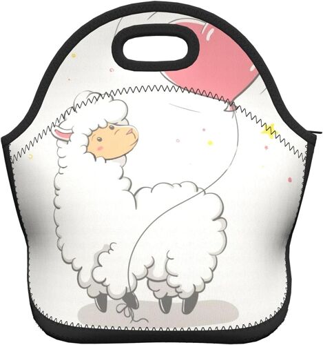 Sac à déjeuner Bento motif lion, sac à déjeuner hermétique ? joli lama sautant