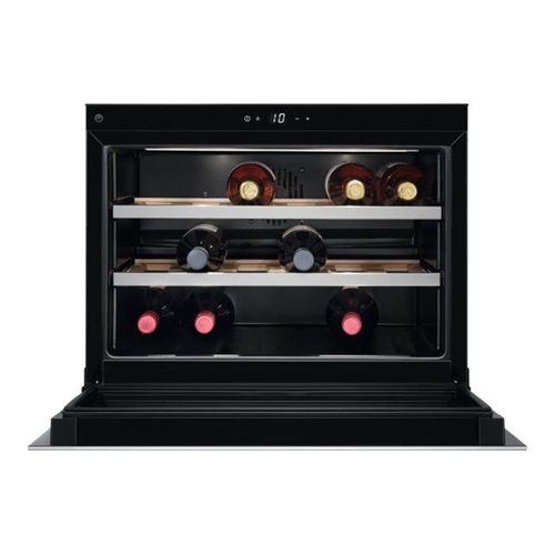 Cave à vin AEG KWE884520M - encastrable - niche - 56x55x45 cm (lxpxh) - 49 litres - classe F - inox