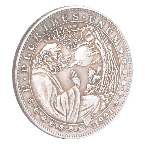 Morgan American Brass Silver Dollar Vintage Commemorative Collection Pièce