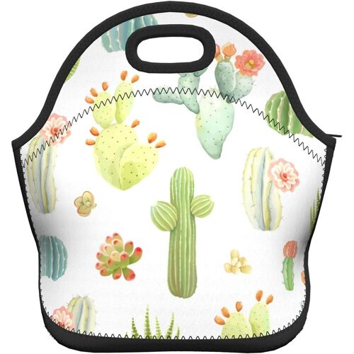 Sac fourre-tout pliable Dreams Sloth Lunch Bag -Cactus et plantes grasses