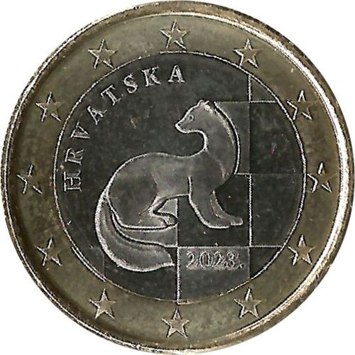 1€ Croatie 2023