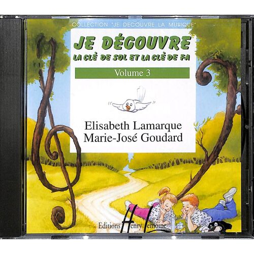 Lamarque Et Goudard - Je Découvre La Clé De Sol Et La Clé De Fa - Vol.3 Cd