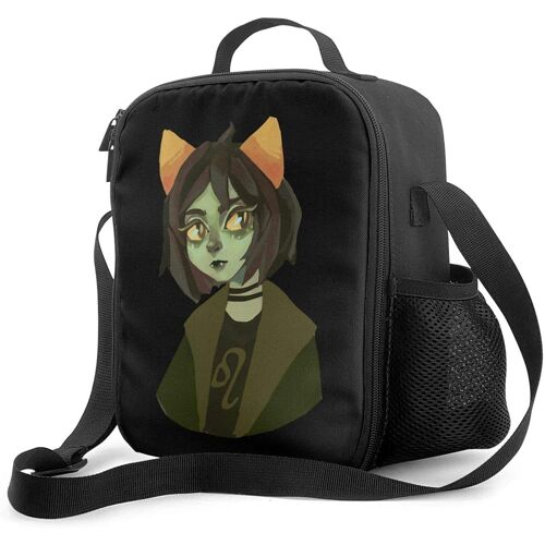 Nepeta Leijon Boîte à déjeuner fourre-tout portable avec doublure isolée rembourrée, sac à déjeuner refroidisseur thermique réutilisable, stockage des aliments chauds avec étoile d'épaule pour adultes et enfants