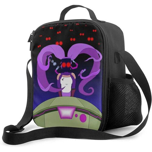 Boîte à lunch portable Princess of Dryl avec doublure isolée rembourrée Sac à lunch Refroidisseur thermique Réutilisable Stockage des aliments chauds avec étoile d'épaule pour adultes et enfants