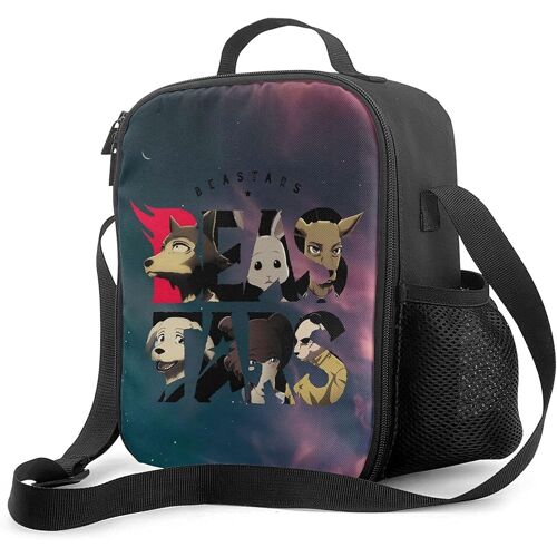 Beastars Anime refroidisseur thermique sac à déjeuner isolé fourre-tout portable boîte à déjeuner sac à main pour le travail pique-nique sac à Bento