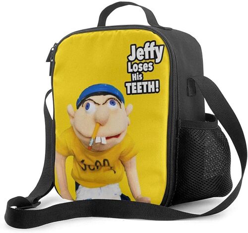 Sac à lunch isotherme portable SML_Jeffy Oxford Sac à lunch en tissu Fourre-tout Sac à main Boîte à lunch Récipient alimentaire Glacière Pochette chaude pour hommes, adultes, femmes, enfants