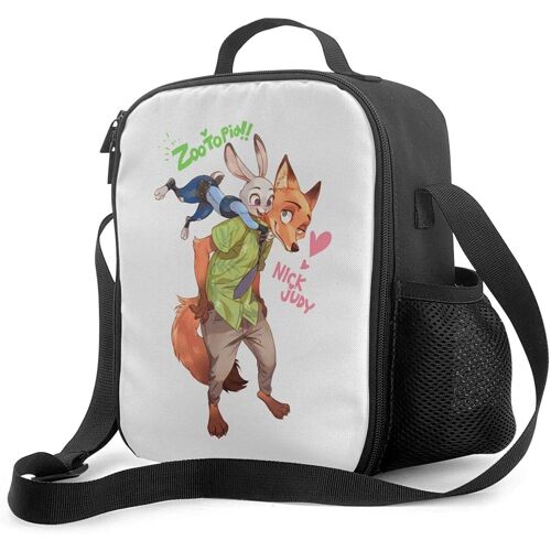 Zo-Oto-Pia Boîte À Déjeuner Fourre-Tout Portable Avec Doublure Isolée Rembourrée, Refroidisseur Thermique, Stockage De Nourriture Chaude Réutilisable Avec Étoile D'épaule Pour Adultes Et Enfants