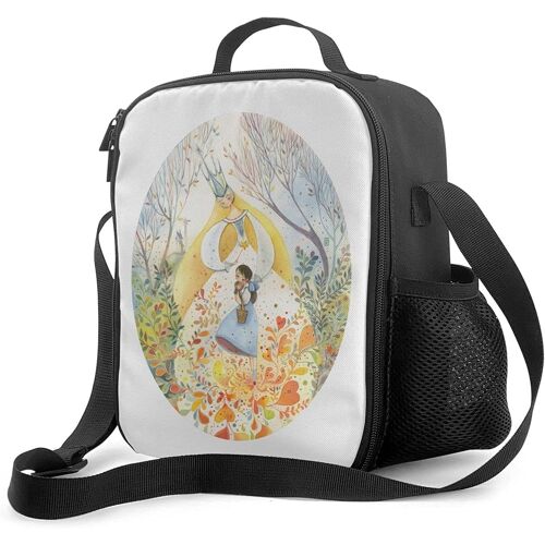 Wicked Witch Boîte à déjeuner portable avec doublure isolée rembourrée, refroidisseur thermique, stockage de nourriture chaude réutilisable avec étoile d'épaule pour adultes et enfants