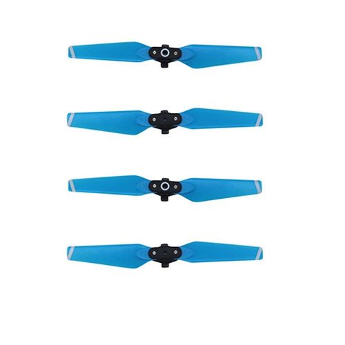 Hélices De Drone Rc Hélice De Remplacement À Dégagement Rapide Compatible Avec Dji Spark Uav, Hélice De Remplacement De Drone, Accessoires De Drone Rc (2 Paires, Bleu)-Générique
