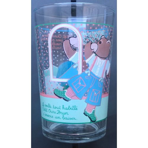 Verre A Moutarde Petit Ours Brun, Bayard, Figurine