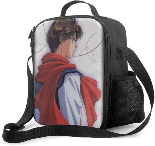 Yu Yu Ha-Kus-Ho Boîte à lunch fourre-tout portable avec doublure isolée rembourrée Sac à lunch Refroidisseur thermique Réutilisable Stockage des aliments chauds avec étoile d'épaule pour adultes et enfants