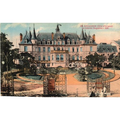 Carte Postale Ancienne - 30 - Arcachon (Côte D'argent) - Le Casino Deganne
