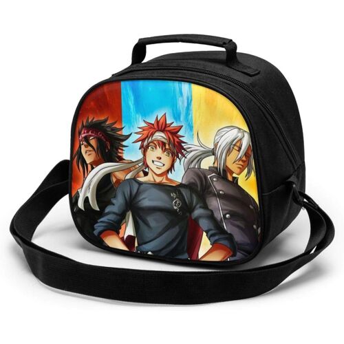 Shokugeki no Soma Sac de repas pour enfants réutilisable, étanche et étanche, glacière portable, sac isotherme en polyester adapté aux enfants