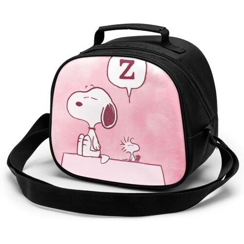 Snoopy Anime Cartoon Sac de repas pour enfants réutilisable, étanche et préservant la chaleur, sac à déjeuner isotherme portable, boîte à déjeuner isotherme pour étudiant travailleur