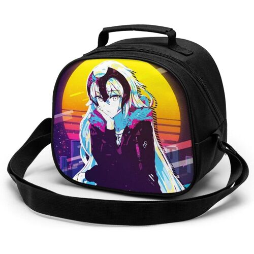 Fate Joan of Arc Sac de repas pour enfants réutilisable, étanche et préservant la chaleur, sac à déjeuner isotherme portable, boîte à déjeuner isotherme pour étudiant travailleur