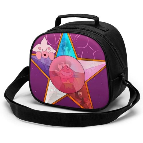 Steven Universe Sac de repas pour enfants réutilisable, étanche et résistant à la chaleur, sac à déjeuner isotherme portable, boîte à déjeuner isotherme pour étudiant travailleur