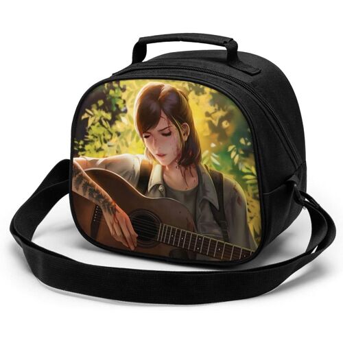 The Last of US Sac à repas pour enfants réutilisable, étanche et résistant à la chaleur, portable, isotherme, boîte à déjeuner isotherme pour étudiant et travailleur