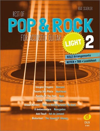 Best Of Pop & Rock For Acoustic Guitar Light 2