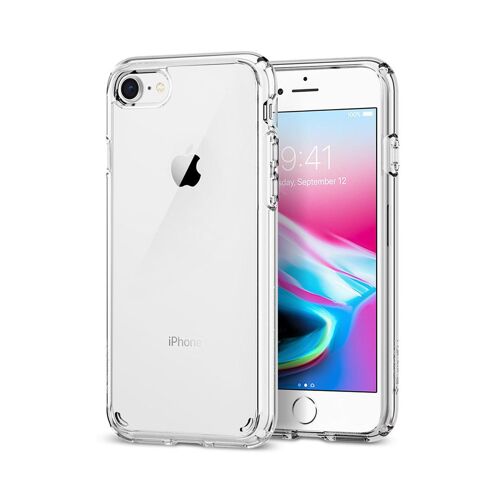 Spigen Ultra Hybrid 2 Series - Coque de protection pour téléphone portable - polycarbonate, polyuréthanne thermoplastique (TPU) - limpide - pour Apple iPhone 7, 8