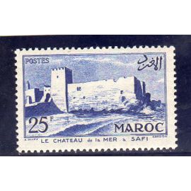 Timbre-Poste Du Maroc (Le Château De La Mer À Safi)