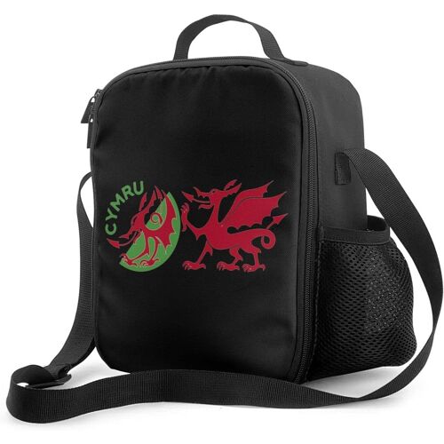 Boîte à déjeuner Welsh Dragon avec doublure isolée rembourrée, sac à déjeuner isotherme portable, fourre-tout étanche pour adultes et enfants à l'école, au bureau en plein air