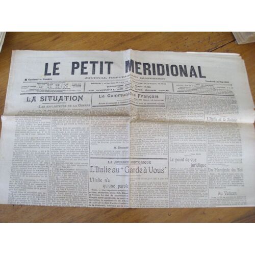 Le Petit Meridional N°14283 -Vendredi 21 Mai 1915