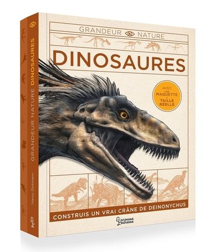 Dinosaures - Construis Un Vrai Crâne De Deinonychus - Avec Une Maquette À Taille Réelle
