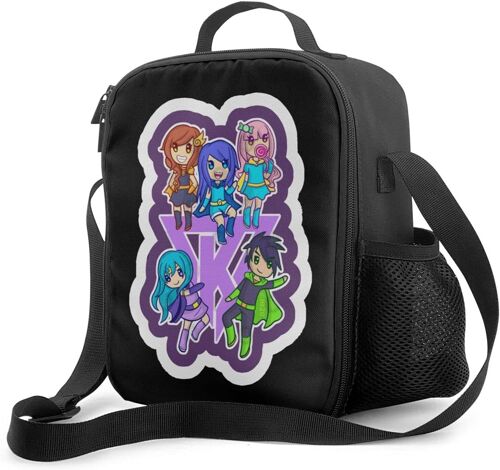 Its-Funneh Boîte à déjeuner avec doublure isolée rembourrée, sac à déjeuner isotherme portable, fourre-tout étanche pour adultes et enfants à l'école, au bureau en plein air