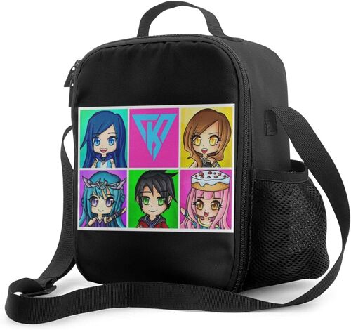 Its-Funneh Boîte à déjeuner avec doublure isolée rembourrée, sac à déjeuner isotherme portable, fourre-tout étanche pour adultes et enfants à l'école, au bureau en plein air