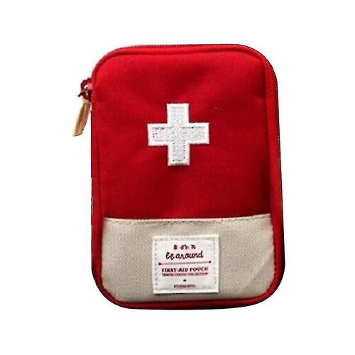 Mignon Mini Sac De Médecine Portable Trousse De Premiers Soins Trousse D'urgence Organisateur Extérieur Médecine Ménagère Pilule Sac De Rangement Organisateur 