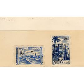 Timbres-Poste Du Maroc (Timbres Avec Nouvelle Valeur En Surcharge)