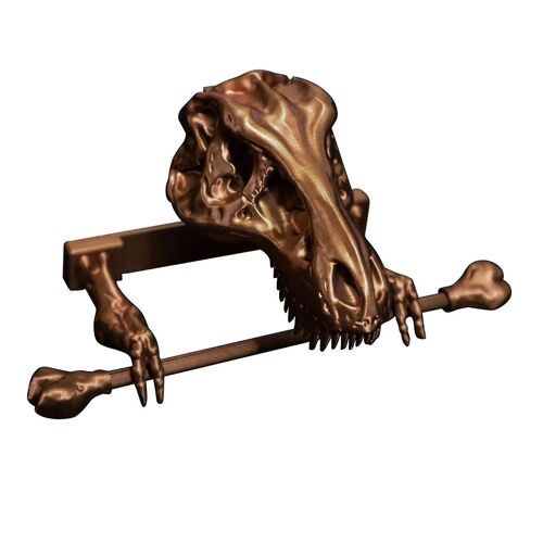 Dinosaur Skeleton Tissue Holder Creative Resin Toilet Paper Stand Support multifonctionnel Roll Holder pour