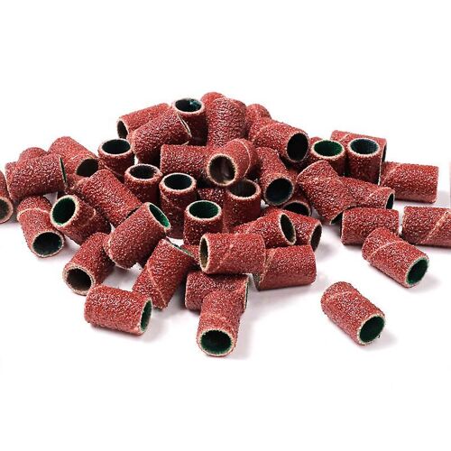 Nail Art Bandes De Ponçage Drill Replacement Bits Manucure 180 # 100pcsred