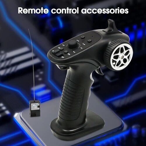 Système Radio Tx4 2.4ghz 4ch, Télécommande Émetteur Avec Récepteur Pour Bateau De Voiture Rc