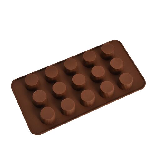Moules De Bonbons En Silicone, Bombes De Graisse Moule Au Chocolat Bacs À Glaçons Biscuits Casseroles De Cuisson1pcbrown