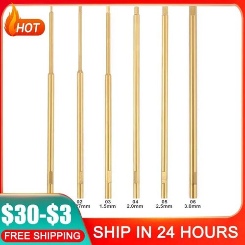 6pcs - Tournevis À Pointe Hexagonale Pour Hélicoptère, Avion Et Drone Rc, 1 Pièce, Clé, Outils Et Matériels Pour Jouet,-Générique