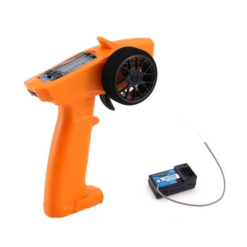 Orange - Système P32 Turbo Racing 91803g-C 2.4g 4ch Vt, Écran Lcd, Émetteur Radio, Télécommande Avec Récepteur Pour Voiture Bateau Rc