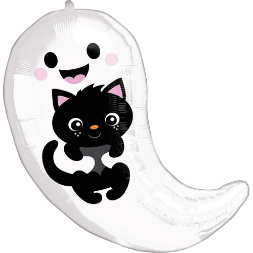 Halloween Cuties Shape Foil Balloon (3 Pcs, Blanc)