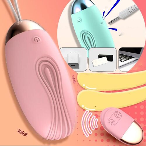 Vibromasseur Étanche À 10 Fréquences, Recharge Usb, Télécommande Sans Fil, ¿Uf Sautant, Stimule Le Clitoris, Jouets Sexuels Pour Femmes
